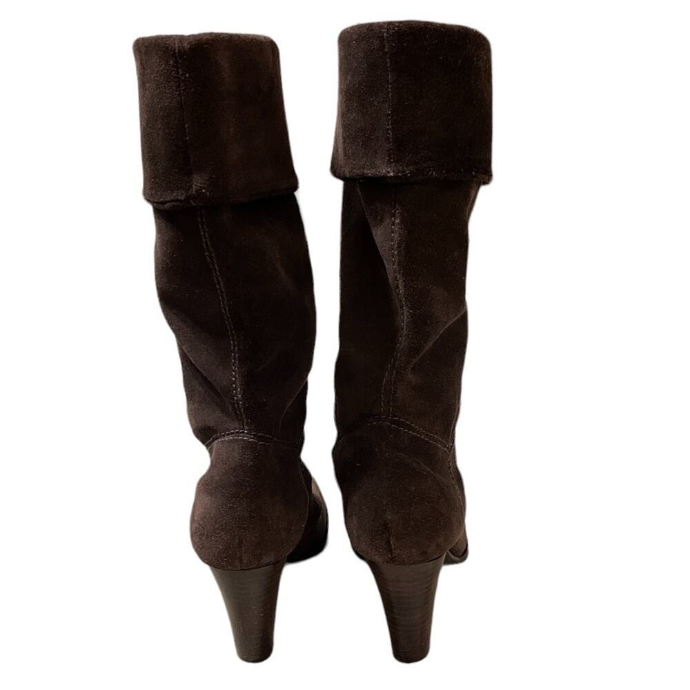 Ann Taylor High Heel Suede Boots Brown 7.5 - Picture 5 of 7